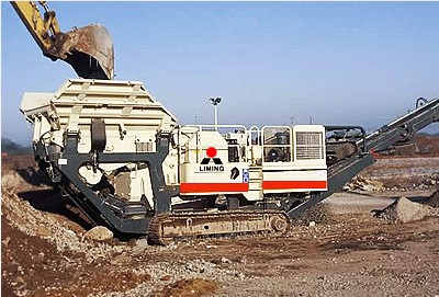 Tracked jaw crusher