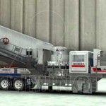 Mobile crushing plants applied in quarries