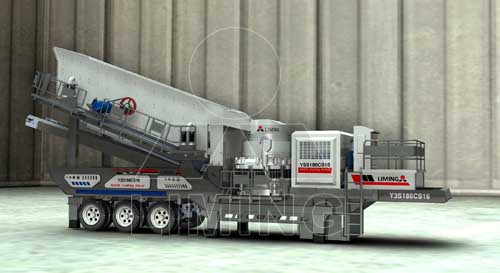 Mobile crushing plants applied in quarries