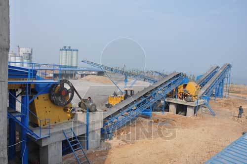 Quarry crusher and conveyor plant in Saudi Arabia