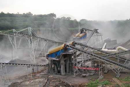 concrete debris disposal crushing plant