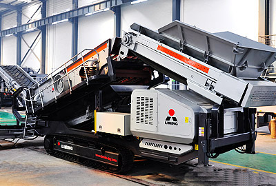 mobile screen on tracks used in mining