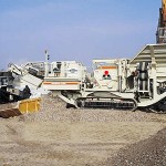 Equipment classifier of mobile sand and gravel pit processing plant 