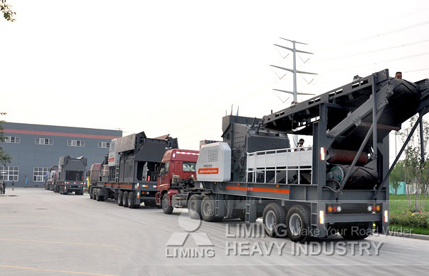 Mobile crusher for largest gypsum production manufacturer Thailand