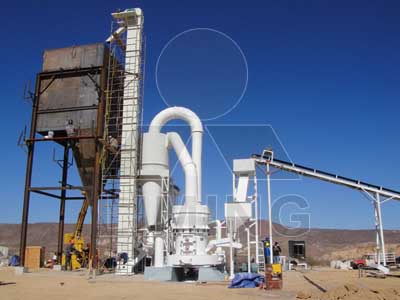 Grinder mill in green silicon carbide production process 
