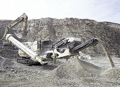 set up of aggregate crushing plant