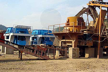 Complete picture of quarry crushing plants 