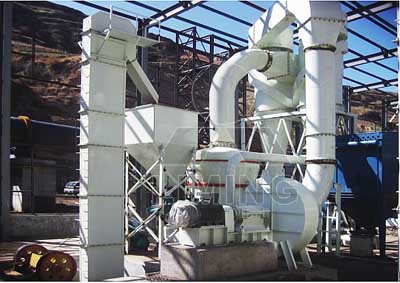 Raymond Mill system with fly ash drying principles