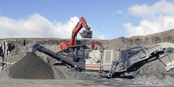 Availability of track mounted crushers at pit mining