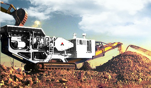 crawler type stone crusher machine with high capacity