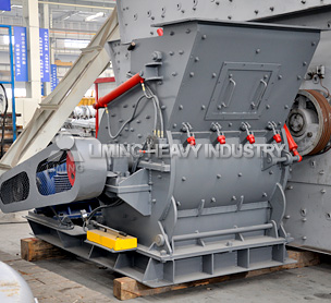 European version hammer crusher in cement process plant