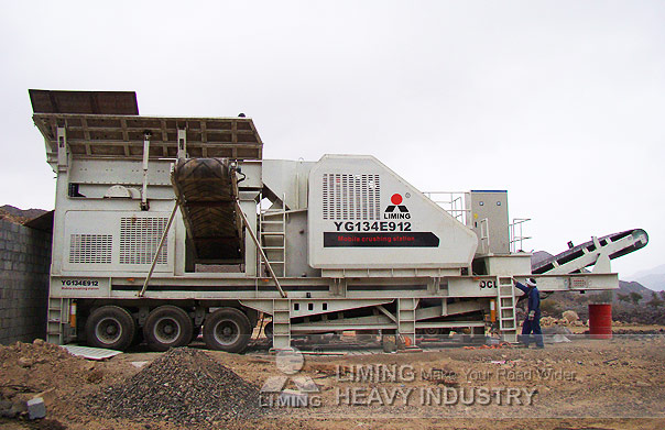 volvo mobile crusher for stone chippings