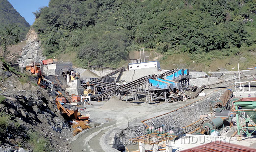 700-800 TH limestone crushing plant project report