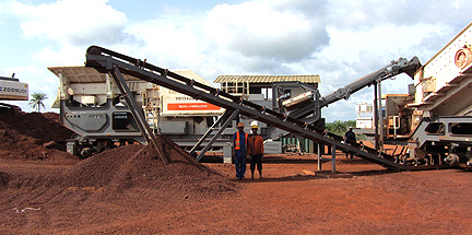 Parker mobile asphalt crusher plant 80tonhr for sale in South Africa