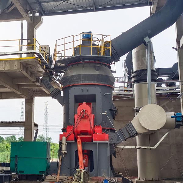 HLMX superfine vertical mill in a calcium carbonate plant