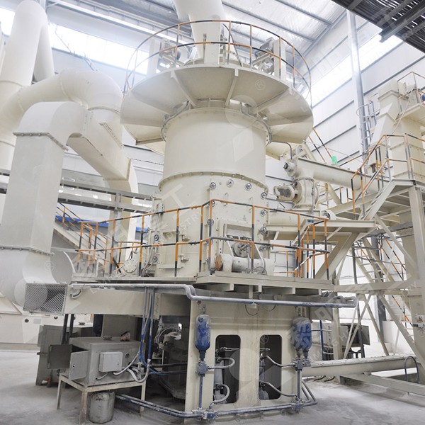Vertical roller mill for barite grinding