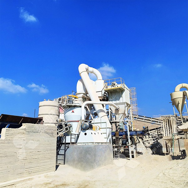 Ceramic grinding plant interior