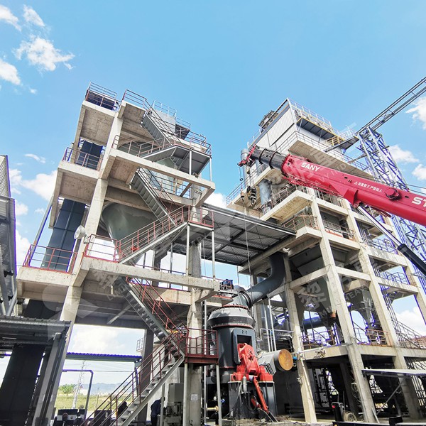 Vertical roller mill interior grinding mechanism